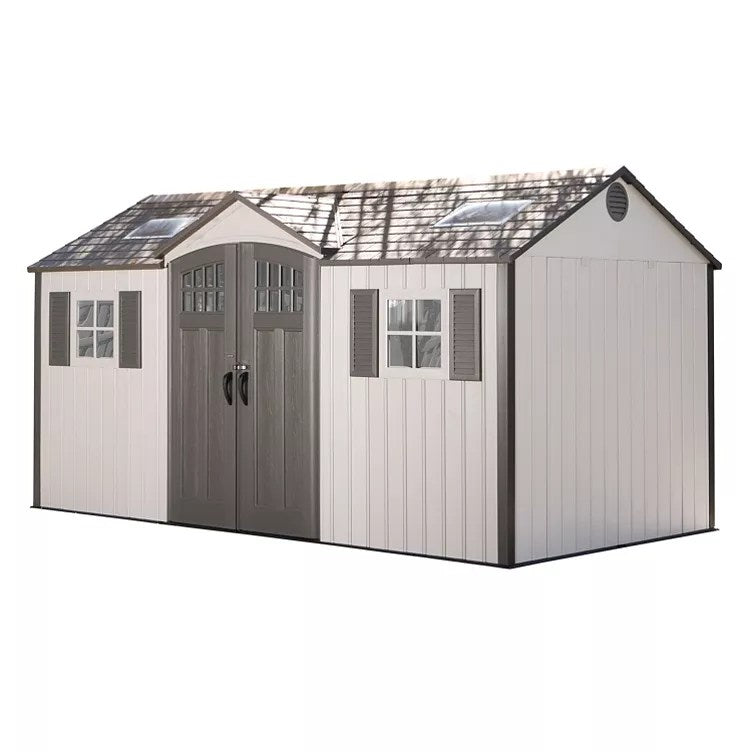 1-3-2-1 Lifetime 15 FT. X 8 FT. outdoor storage shed - Image 1