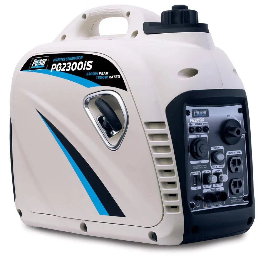 1-5 Pulsar 2,300-Watt/1,800-Watt Gasoline Powered Recoil Start Inverter Generator - Image 1