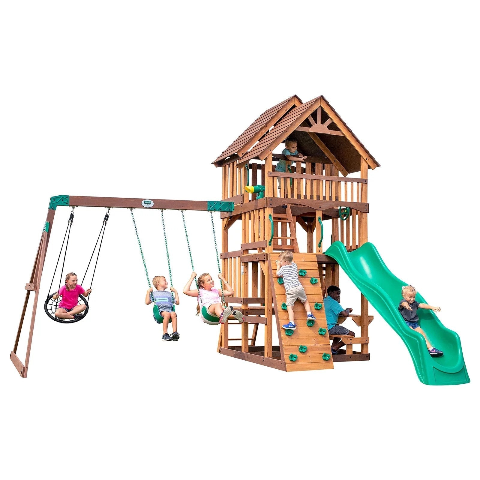 11_9f015a7d-7e29-4431-aa6f-95711d1999ef Backyard discovery shenandoah wooden swing set - Image 1