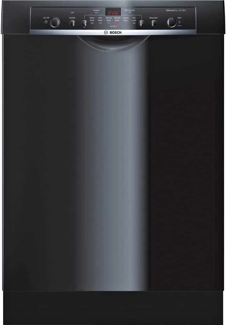 51BNHPGOaEL._AC_SL1100-1 Bosch Ascenta 24″ SHE3AR76UC Built-In Dishwasher – Black - Image 1