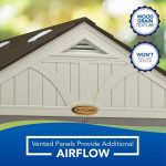 Suncast BMS8100 8′ x 10′ Tremont Storage Shed - Image 5