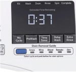 GE – 4.5 Cu. Ft. Stackable Front Load Washer – White - Image 6