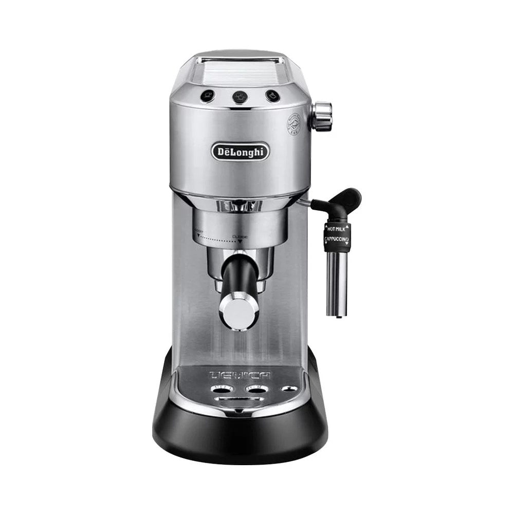 6307958_sd-1 De’Longhi – DEDICA Espresso Machine with 15 bars of pressure and Milk Frother – Metal - Image 1