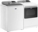 Maytag – 5.3 Cu. Ft. High Efficiency Smart Top Load Washer with Extra Power Button – White - Image 11
