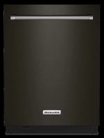 KitchenAid – Top Control Built-In Dishwasher with Stainless Steel Tub, FreeFlex Third Rack, 44dBA – Black stainless steel - Image 3