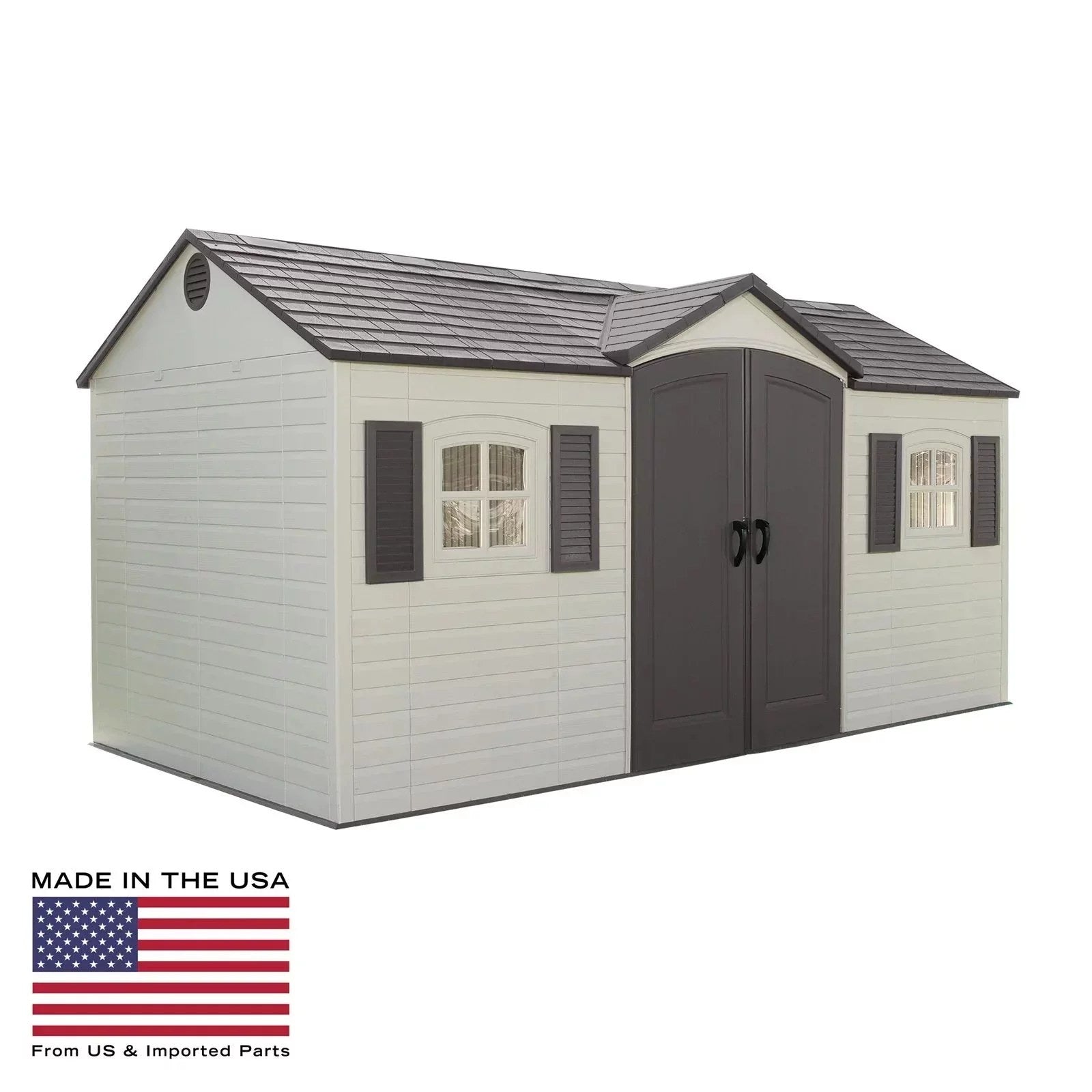 6b48dd4e-0048-40a2-a3f1-7c82fc834ab1_1.1baee20a28509147c9fe4cd67a1d5652-1 Lifetime 15 x 8 ft. Outdoor Garden Shed - Image 1