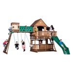 Woodridge Elite All Cedar Wooden Swing Set - Image 11