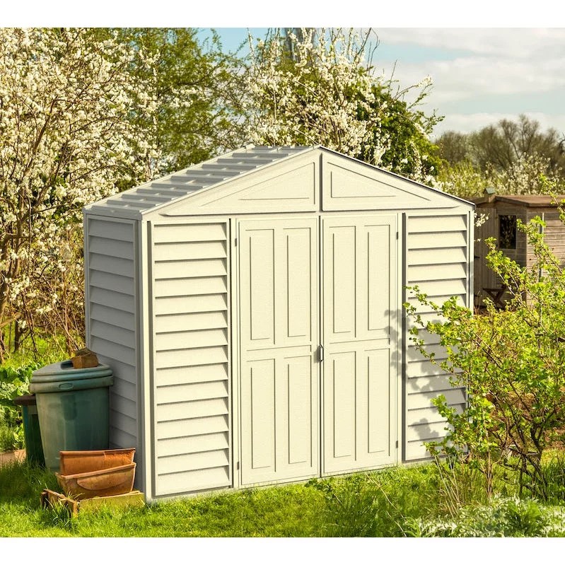 duramax-sheds-duramax-10-5ft-x-2-75ft-sidepro-vinyl-shed-with-foundation-kit-38035721421037 DuraMax 10.5ft x 2.75ft SidePro Vinyl Shed with Foundation Kit - Image 1