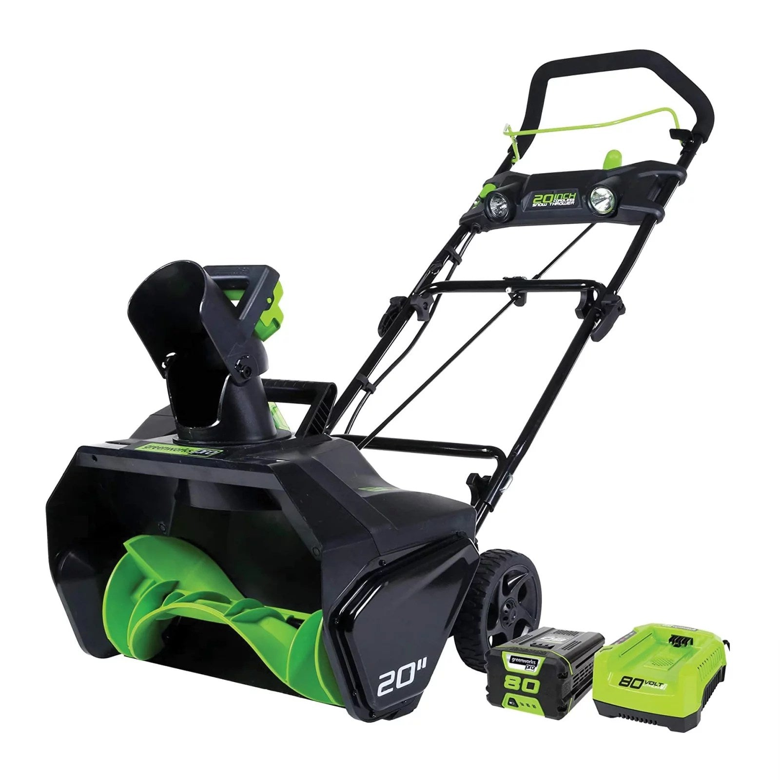 greenworks-pro-80v-20-inch-snow-thrower-with-2ah-battery-and-charger-1 Greenworks Pro 80V 20 inch Snow Thrower with 2Ah Battery and Charger - Image 1