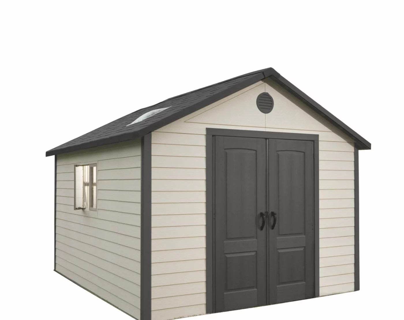 master_LIF022-e1685436796493-1 Lifetime 11 ft. x 11 ft. Outdoor Storage Shed - Image 1