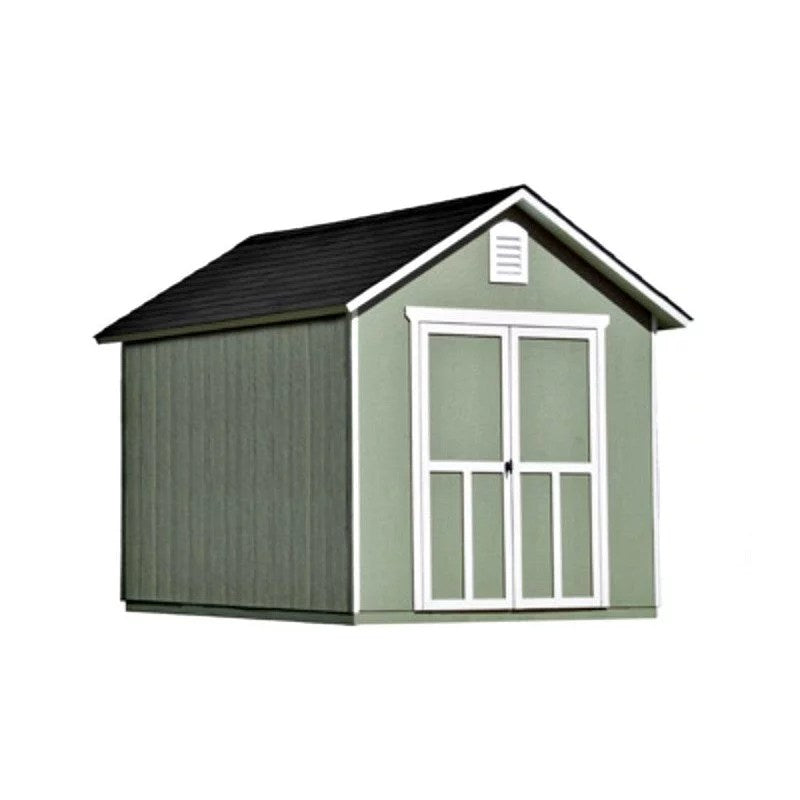 meridian-8x10-19347-7-1 Handy Home Products Meridian 8 ft. x 10 ft. Wood Storage Shed, Multi - Image 1